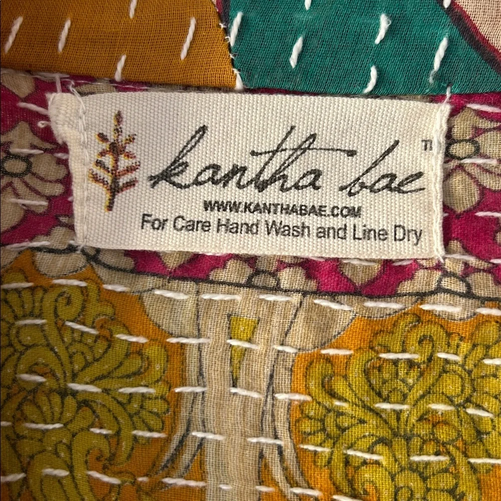 Kantha Bae Shortie Kimono - Picture 2 of 11